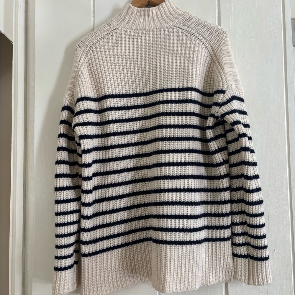 Alex Mill Striped Turtleneck Oversized Sweater